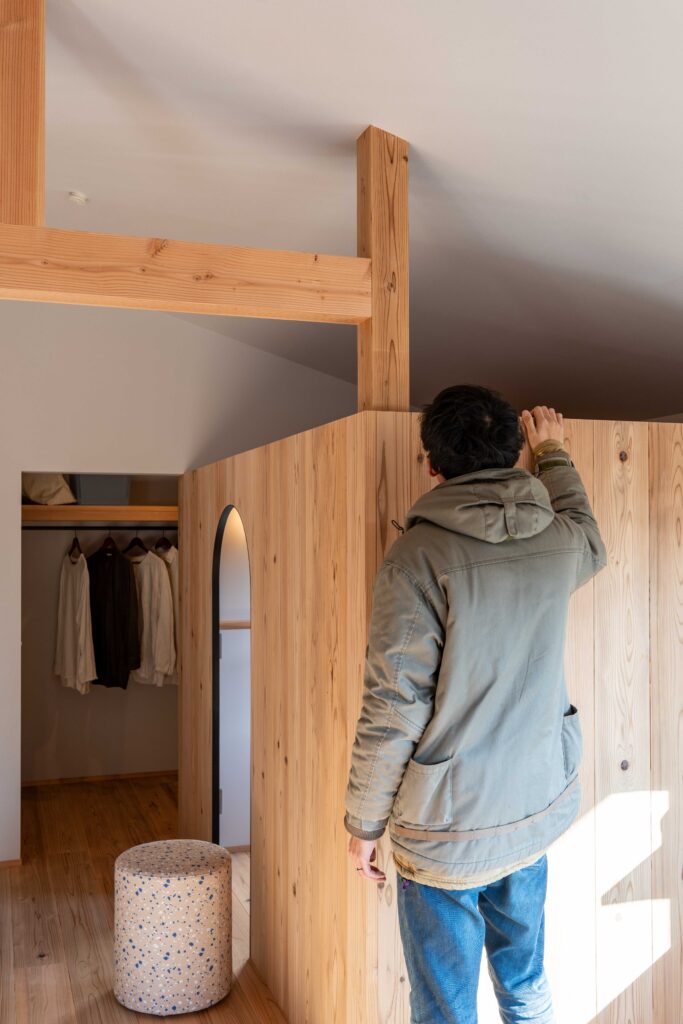 左京区岩倉新築見学会 ヤマネコハウス ひとりヤマネコの家 おこもり部屋 寝室