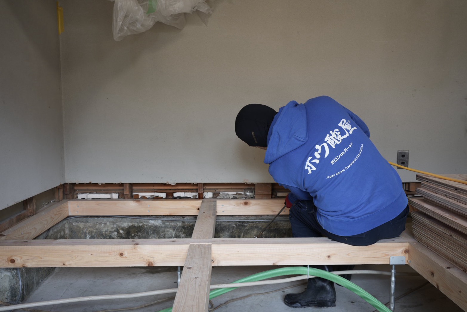 築50年のお家、床下がえらいことに。